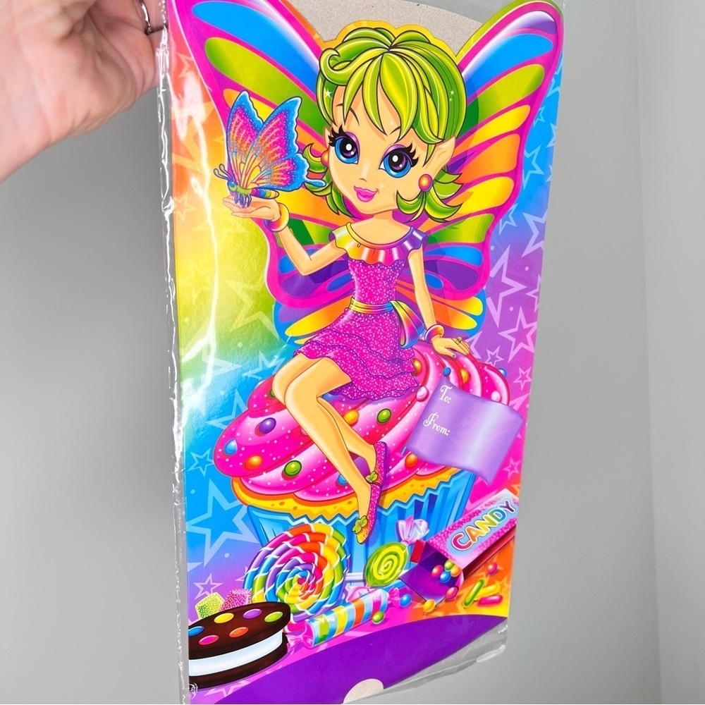 Vintage 90s Lisa Frank Layla Fairy Gift Box 12.5 x 8” - Picture 2 of 4